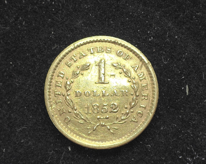 1852 $1.00 Gold Coin AU - US Coin
