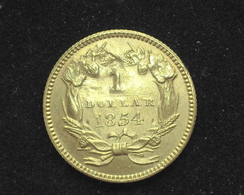 1854 Type 2 $1.00 Gold Coin AU - US Coin