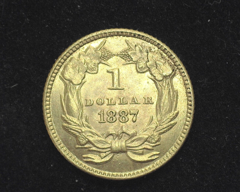 1887 $1.00 Gold Coin BU Choice. - US Coin