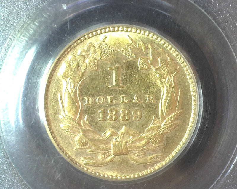 1889 $1.00 Gold Coin PCGS MS63 - US Coin