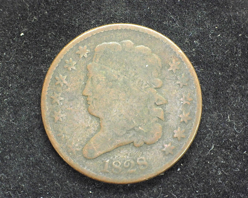 1828 Classic Head Half Cent G - US Coin