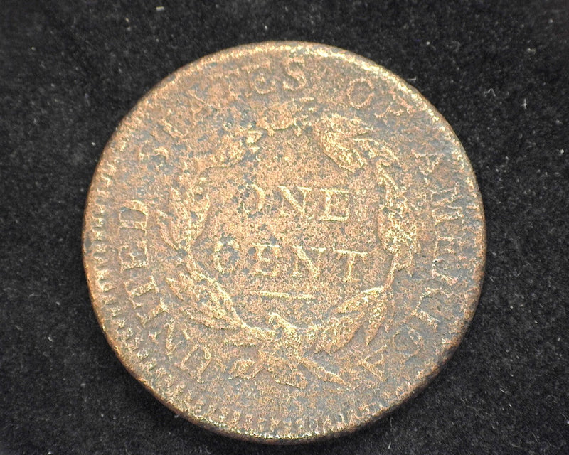 1814 Classic Head Large Cent Environment damage. G - US Coin