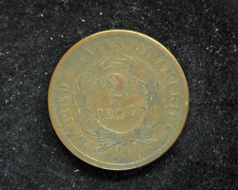 1865 Two Cent Piece G - US Coin