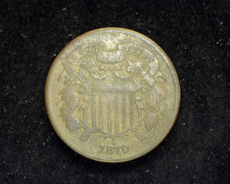 1870 Two Cent Piece VG/F - US Coin