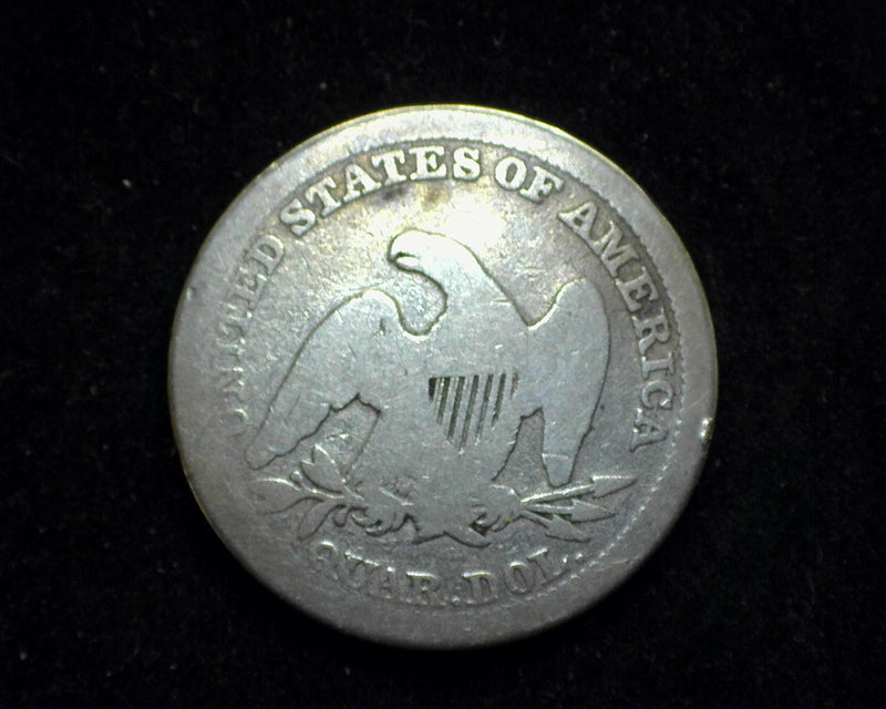 1854 Arrows Liberty Seated Quarter G - US Coin