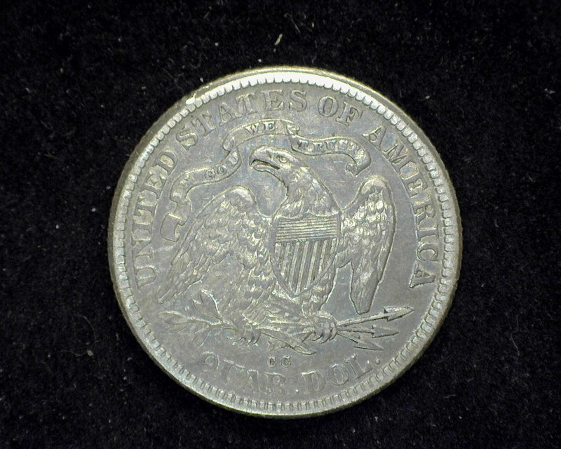 1876 CC Liberty Seated Quarter XF - US Coin