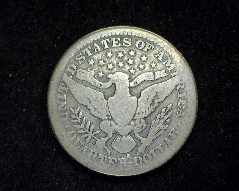 1913 S Barber Quarter G/VG - US Coin