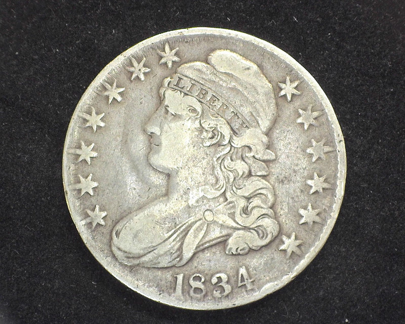 1834 Capped Bust Half Dollar F - US Coin