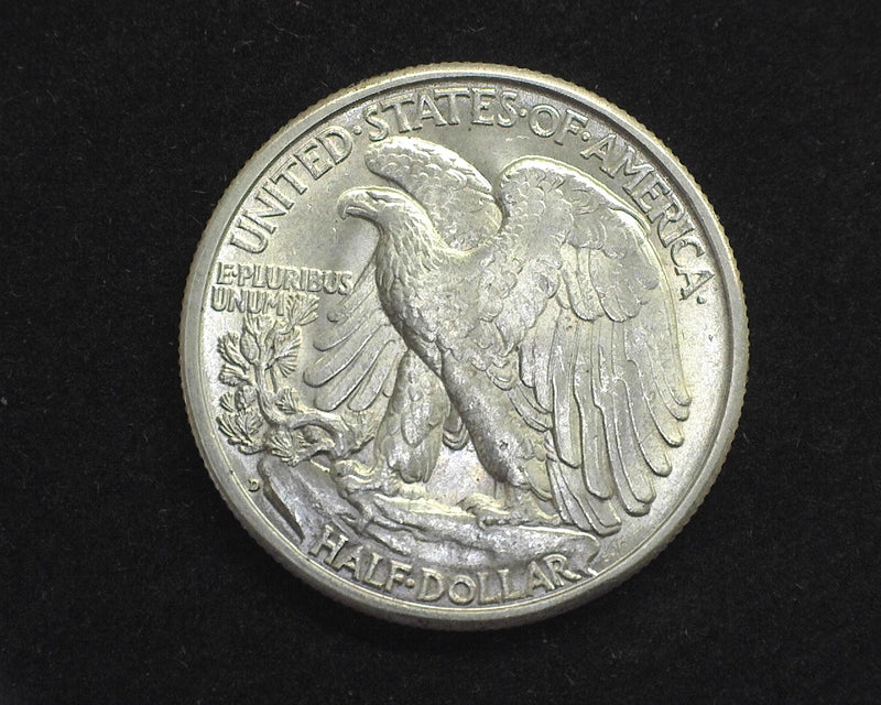 1935 D Liberty Walking Half Dollar BU Choice - US Coin