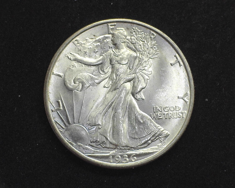 1936 D Liberty Walking Half Dollar BU Choice - US Coin