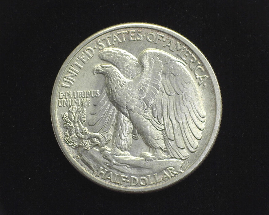 1937 D Liberty Walking Half Dollar BU Choice - US Coin