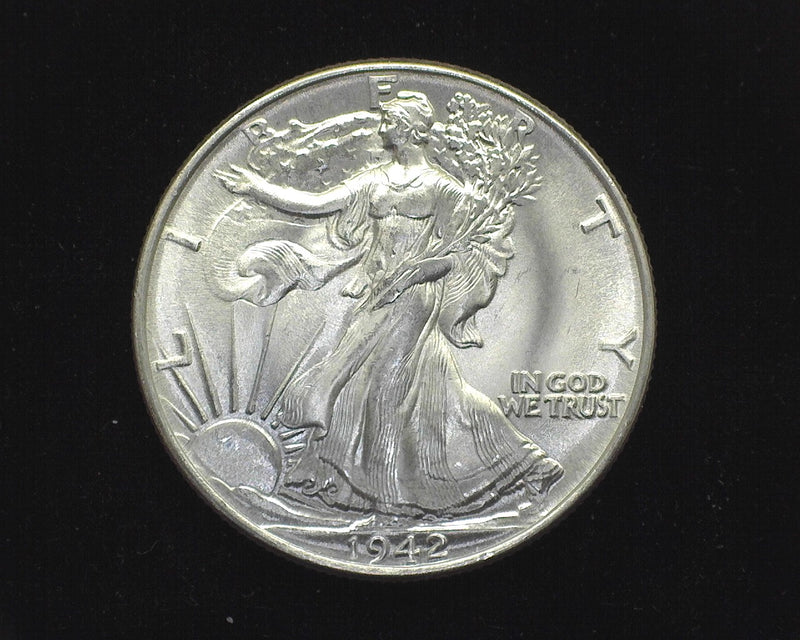 1942 Liberty Walking Half Dollar BU Gem! - US Coin