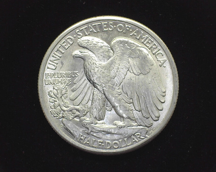 1942 D Liberty Walking Half Dollar BU Choice - US Coin