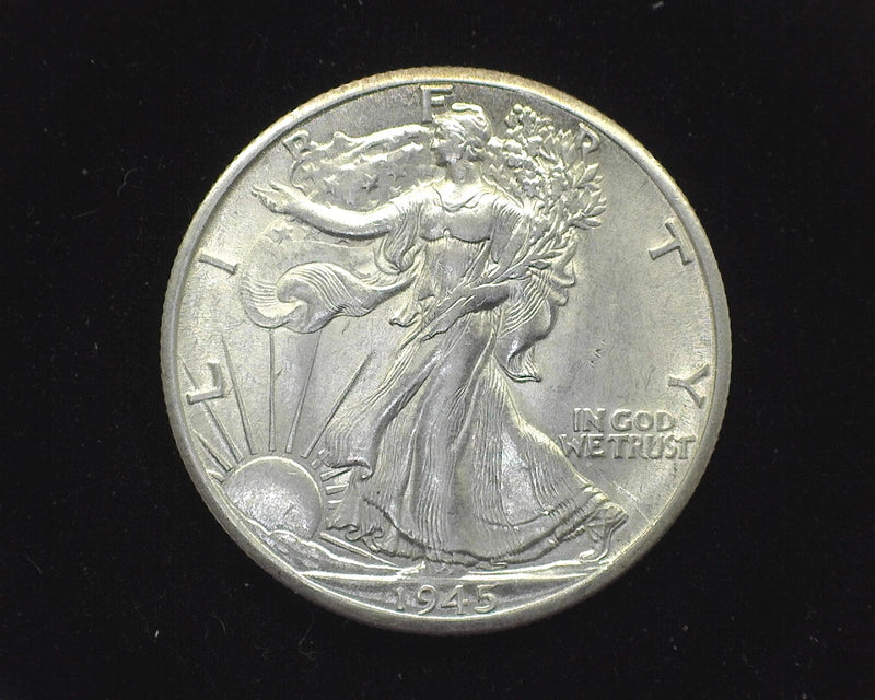 1945 D Liberty Walking Half Dollar BU - US Coin