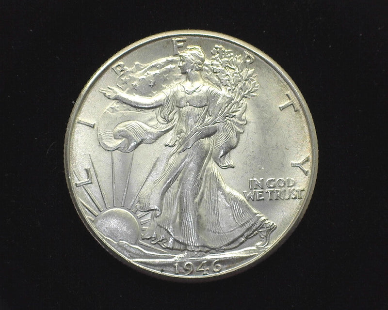 1946 D Liberty Walking Half Dollar BU Choice - US Coin
