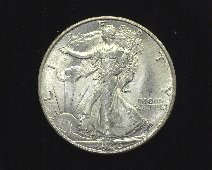 1946 S Liberty Walking Half Dollar BU Choice - US Coin