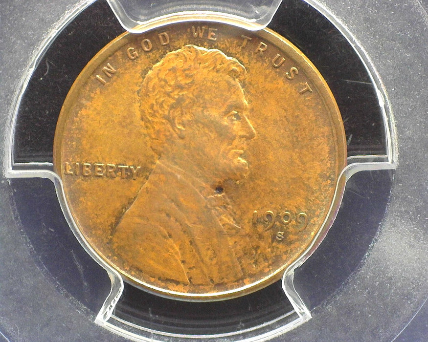 1909 S VDB Lincoln Wheat Cent PCGS MS64BN Iridescence Red & Blue luster front an back. Great looking CAC. - US Coin