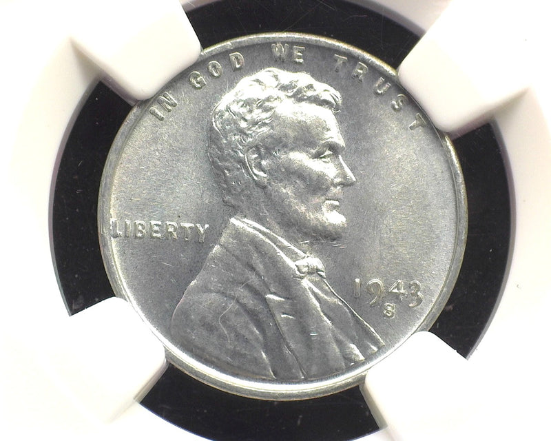 1943 S Lincoln Wheat Cent NGC MS66 - US Coin