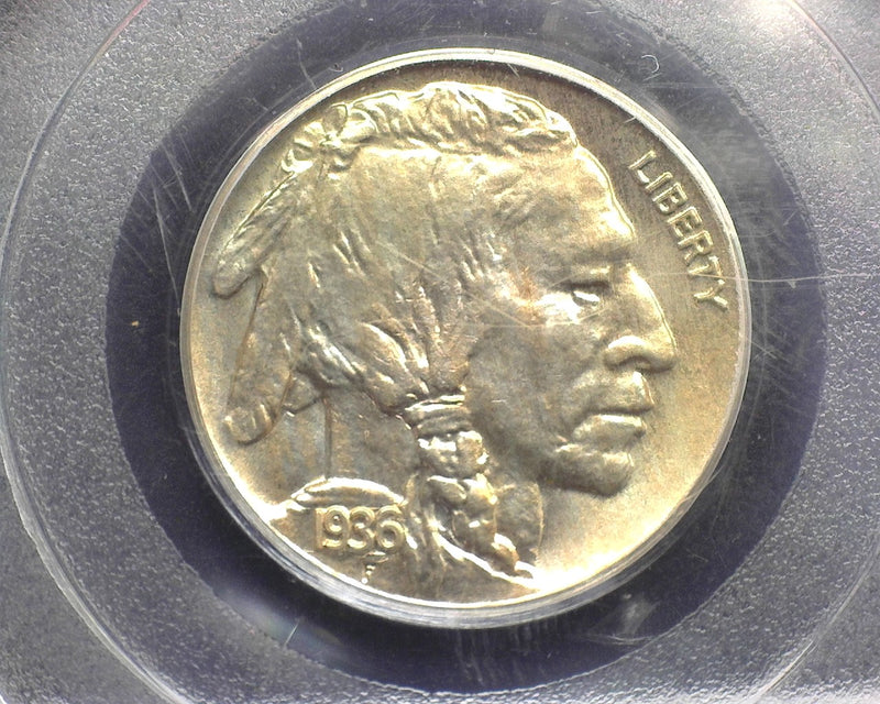 1936 Buffalo Nickel PCGS PR66 Satin A lovely satin proof. - US Coin
