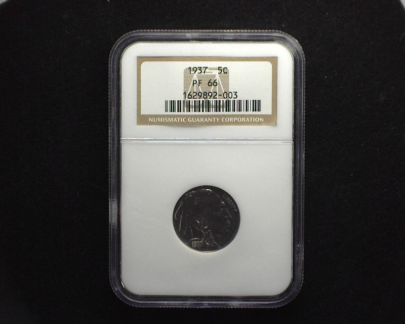 1937 Buffalo Nickel NGC PF66 Lovely brilliant proof  - US Coin