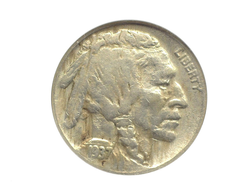 1937 D Buffalo Nickel ANACS VF20 Strong three leg - US Coin