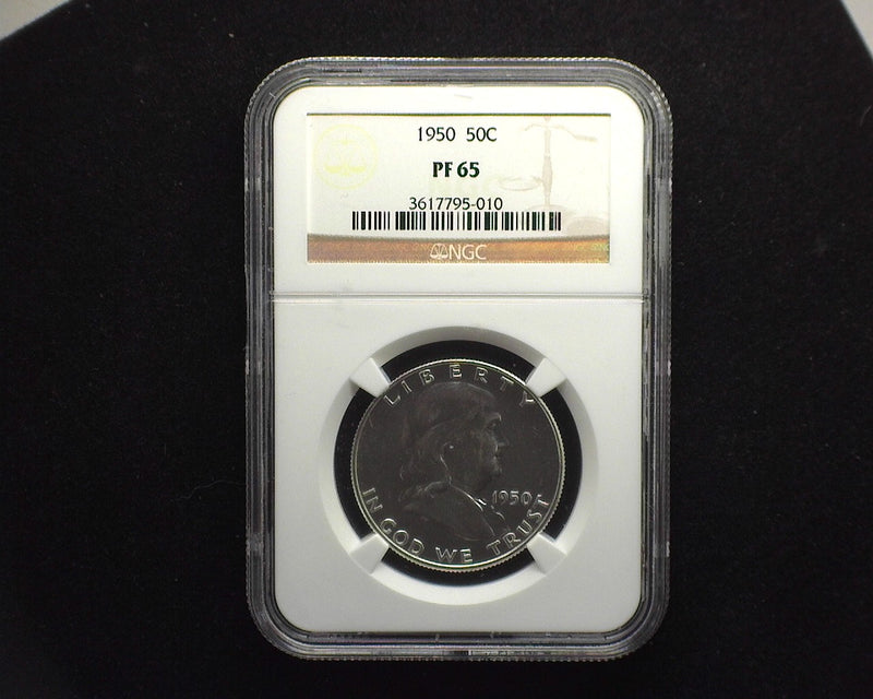 1950 Franklin Half Dollar NGC PF65 - US Coin