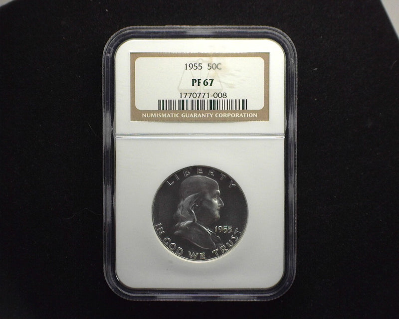 1955 Franklin Half Dollar NGC PF67 - US Coin
