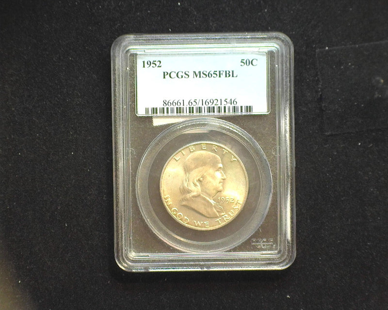 1952 Franklin Half Dollar  MS65FBL PCGS - US Coin
