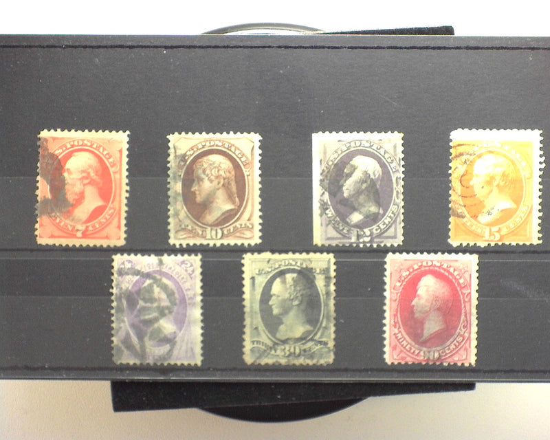 #149 - 155 Overall AVG/F with small faults. AVG/F Used - US Stamp