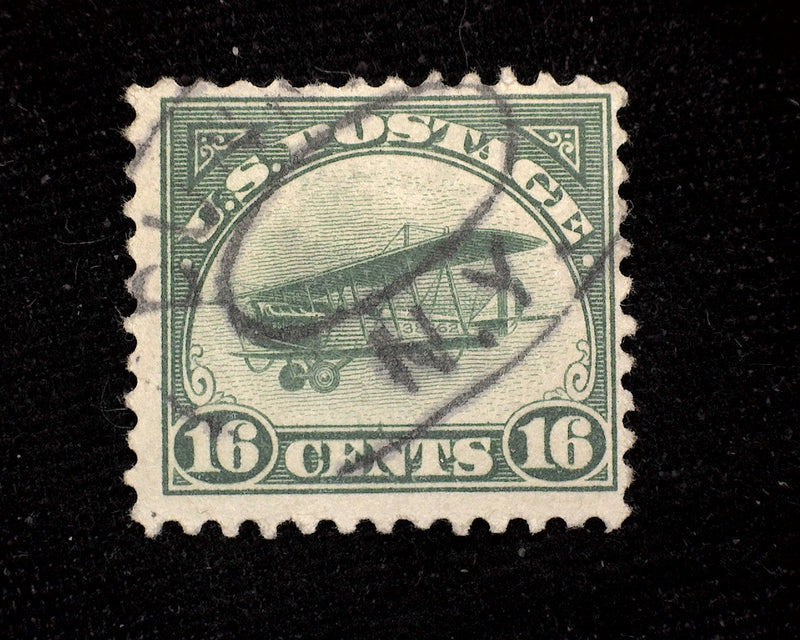 #C2 16c Airmail F Used - US Stamp