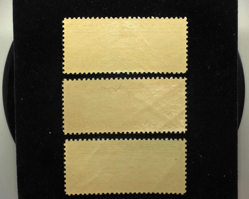 #C13 - C15 1930 Zeppelin Issue Mint Xf/Sup Only the faintest kiss of a hinge. Extremely LH a beautiful set! - US Stamp