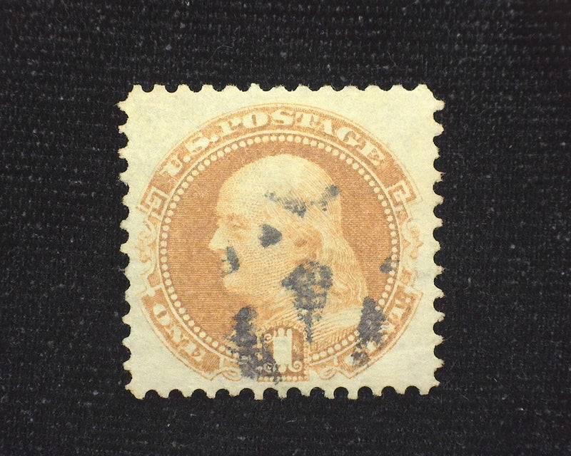 #112 Faint corner crease. Faint cancel. Used VF US Stamp