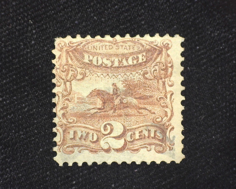 #113 Faint cancel. F Used - US Stamp