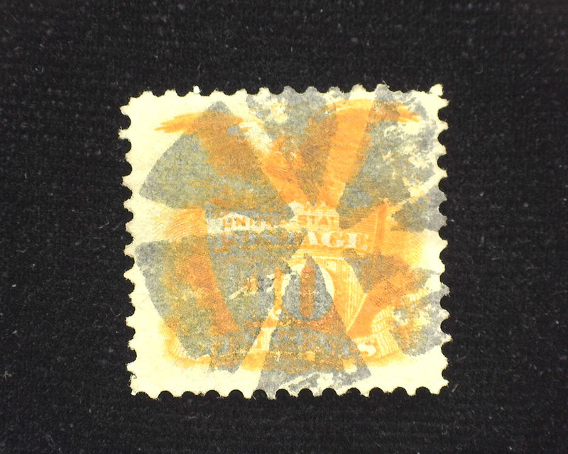 #116 Brilliant color with cork geometric cancel. F/VF Used - US Stamp