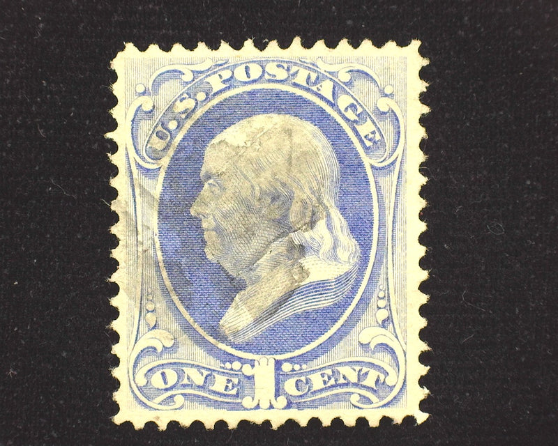 #145 Rich color with faint cancel. VF/XF Used - US Stamp