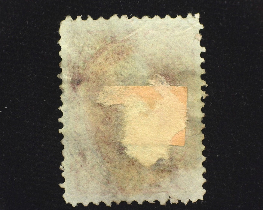 #155 Faint paper wrinkling and tiny perf tear. Still an incredible looking "Jumbo" margin stamp. Used XF US Stamp