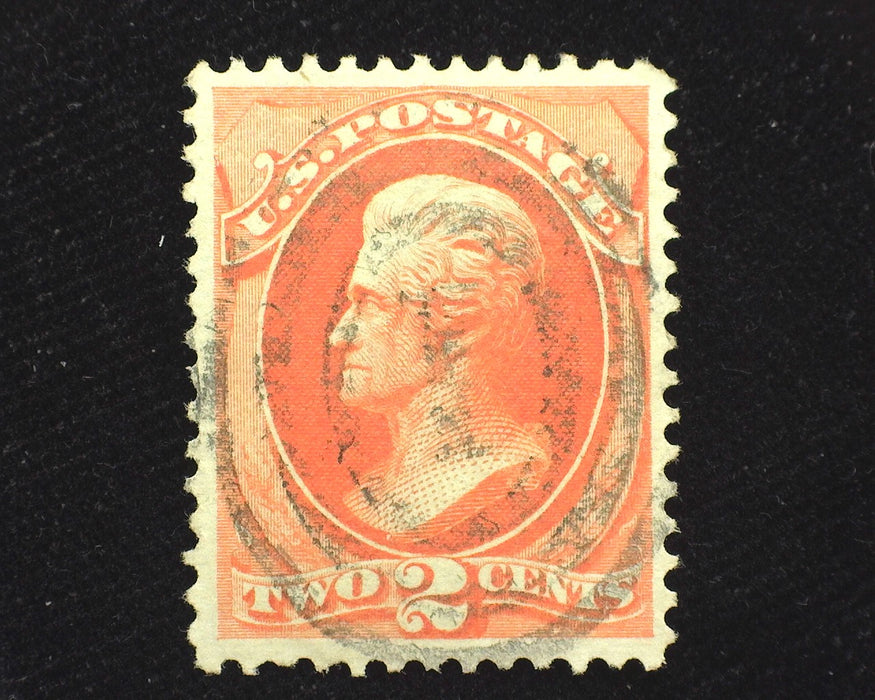 #178 Brilliant color large margin stamp with faint cancel. Used XF/Sup US Stamp