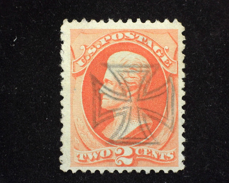 #183 Nice Maltese cross cancel. Used VF/XF - US Stamp