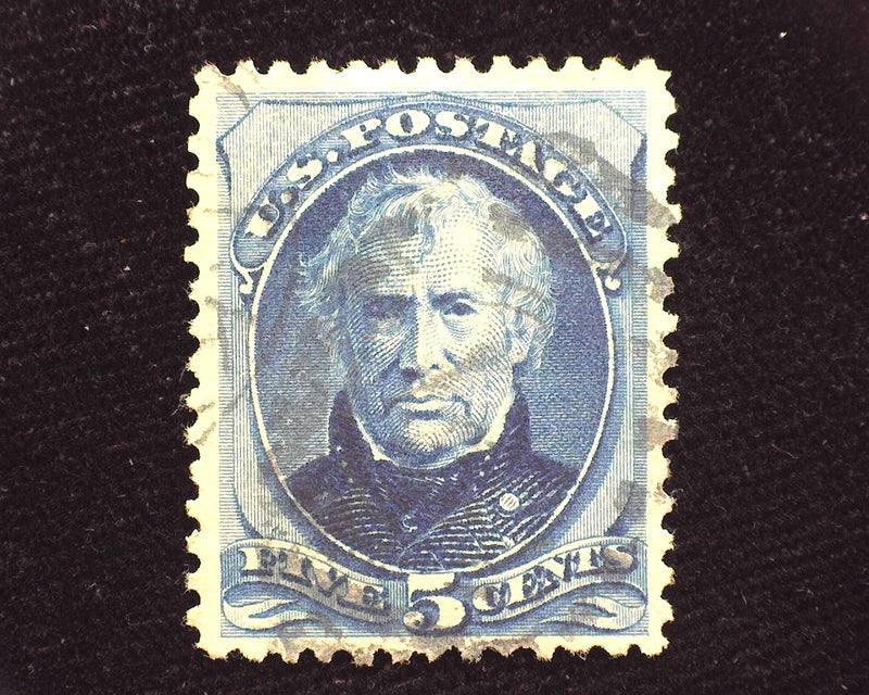 #185 Face free cancel. XF Used - US Stamp