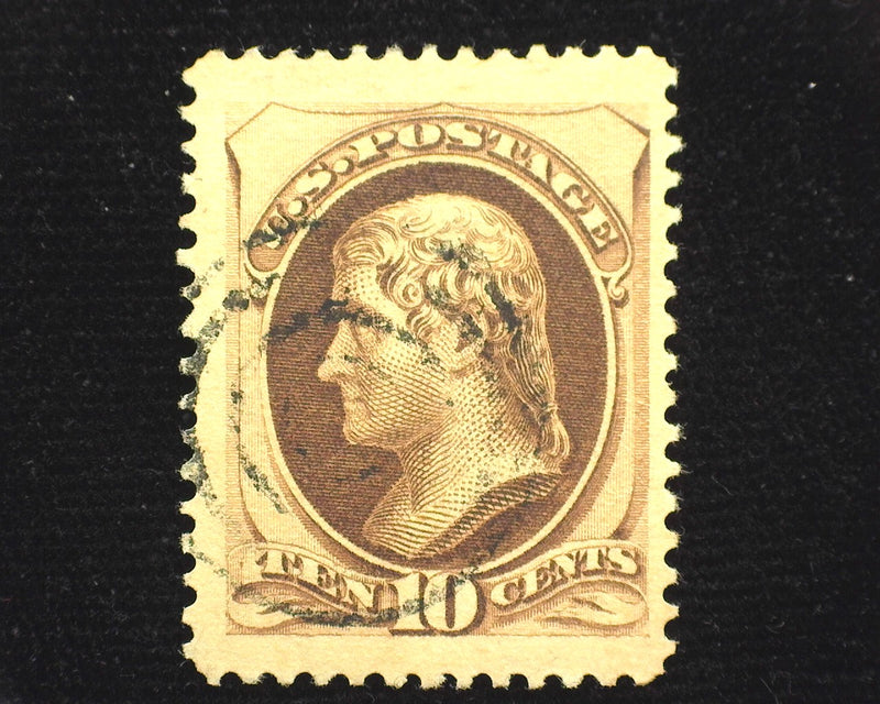 #188 Remarkable "Jumbo" margin stamp. A Gem!. XF Used - US Stamp