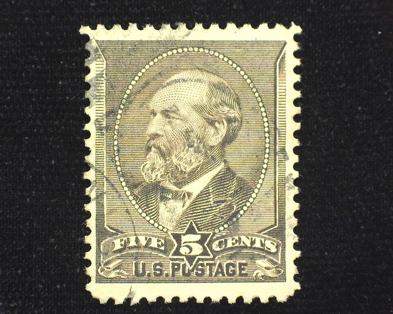 #205 "Huge" margin stamp. VF/XF Used - US Stamp