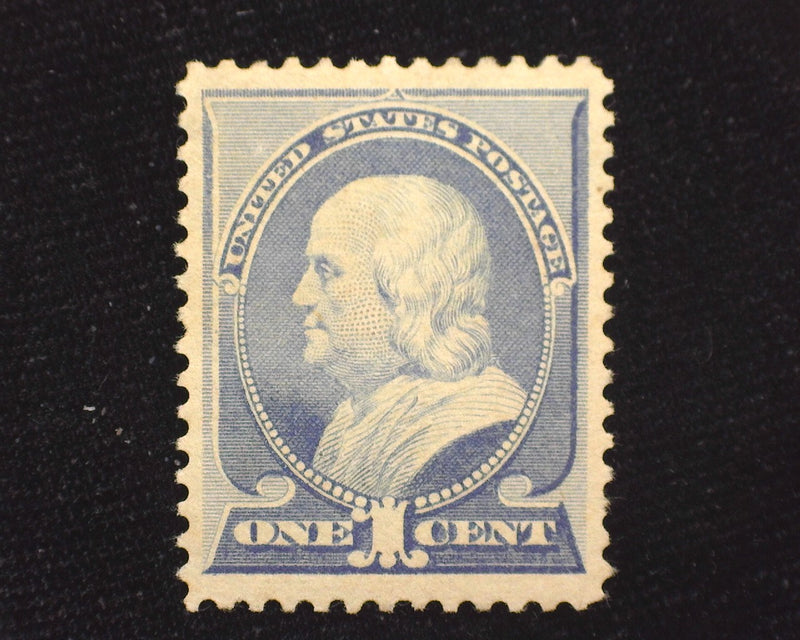 #212 "Huge" margin stamp. Mint XF/Sup LH - US Stamp