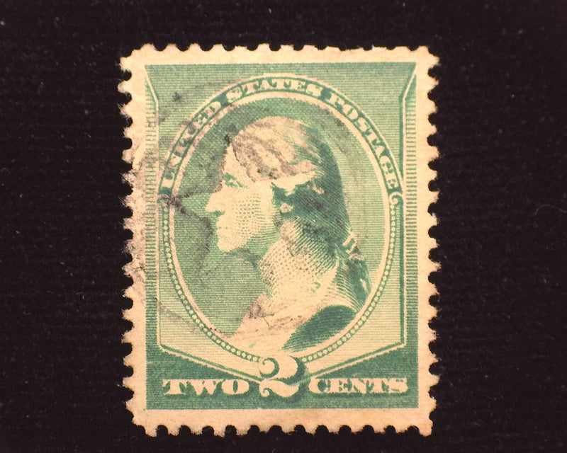 #213 "Huge" margins star cancel. XF/Sup Used - US Stamp