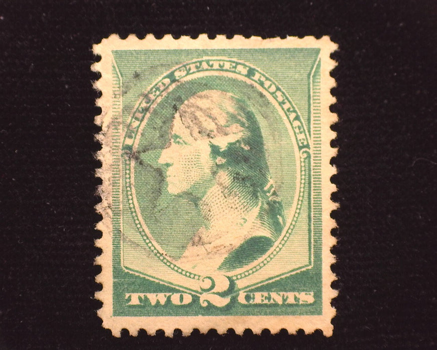 #213 "Huge" margins star cancel. XF/Sup Used - US Stamp