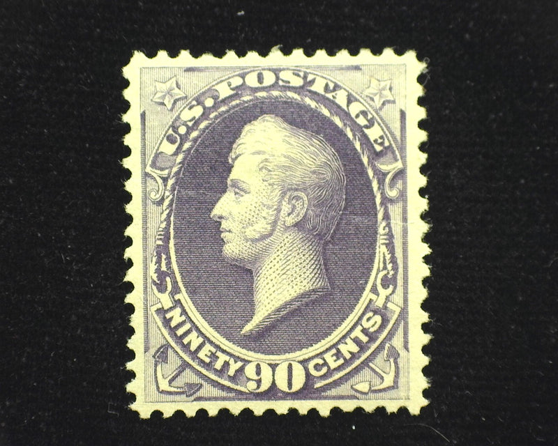 #218 Faint horizontal crease, intense color. Mint XF H - US Stamp