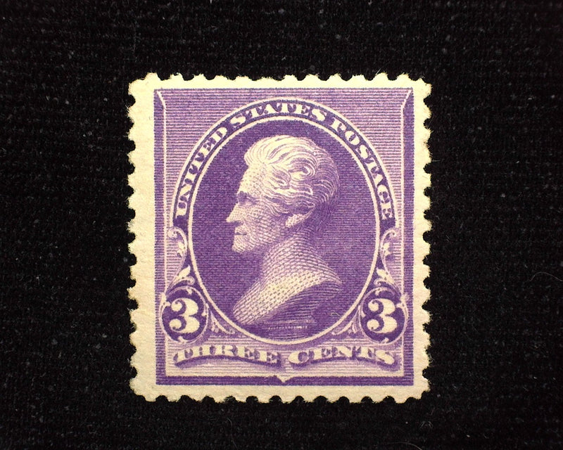 #221 Choice large margin stamp, great color. Mint Vf/Xf LH - US Stamp