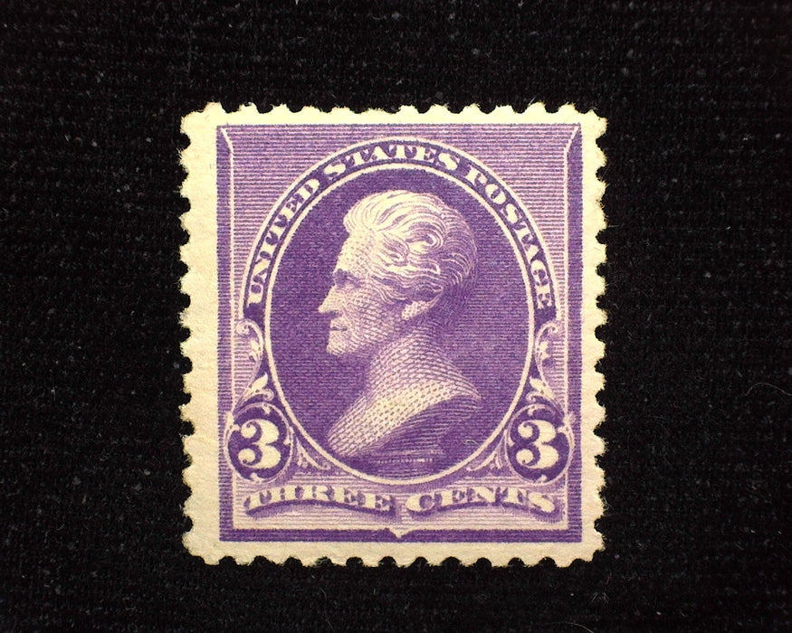 #221 Choice large margin stamp, great color. Mint Vf/Xf LH US Stamp