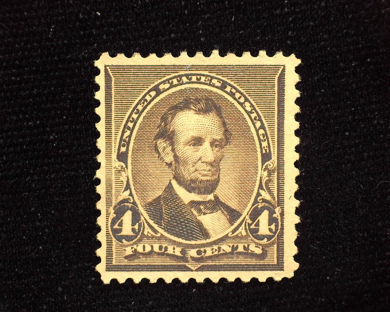 #222 Disturbed gum. Nice face. Mint Vf - US Stamp