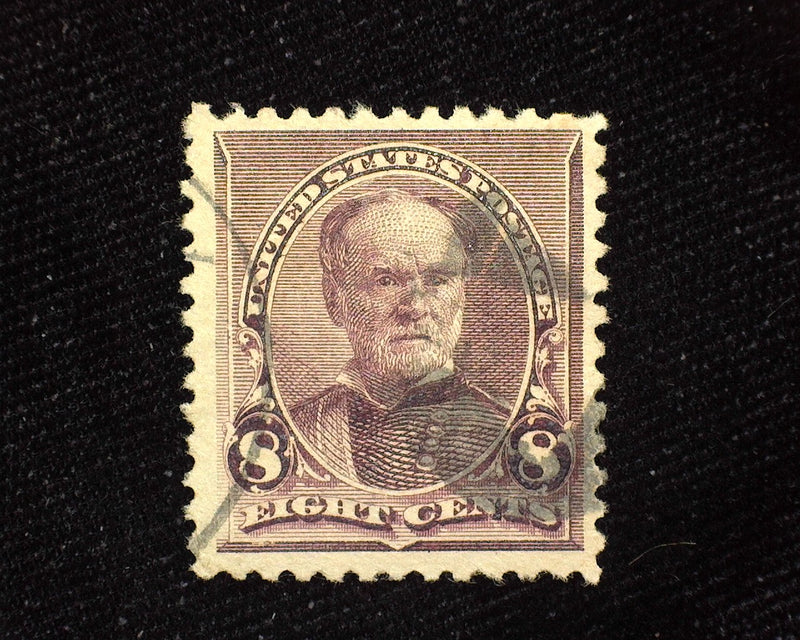 #225 "Boxy" stamp. VF/XF Used - US Stamp