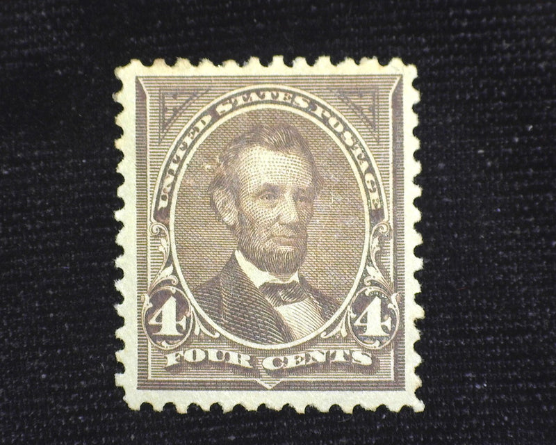 #254 Large margin stamp. Mint XF/Sup LH - US Stamp